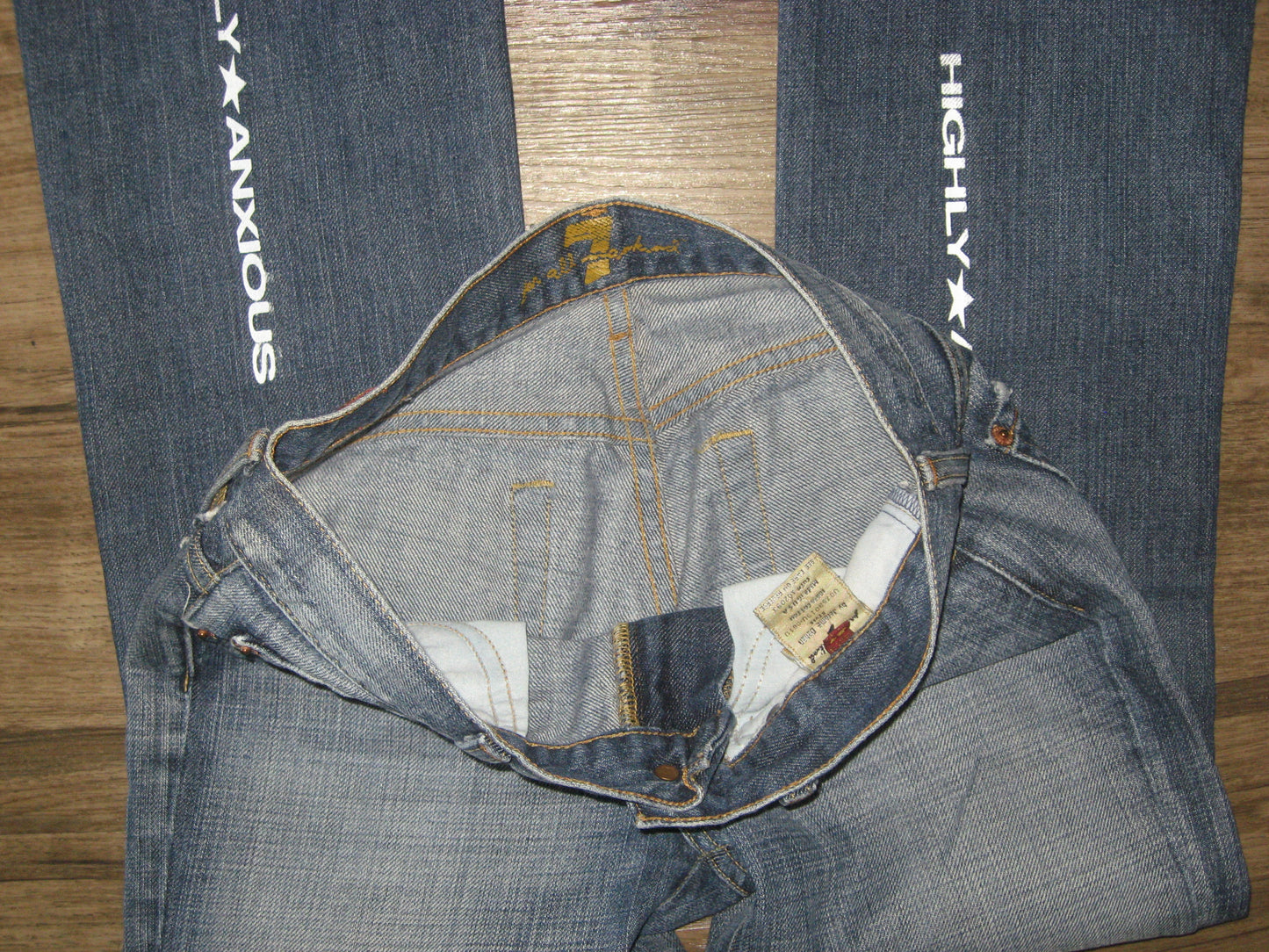 Highly Anxious Custom Vintage 7 For All Mankind Jeans