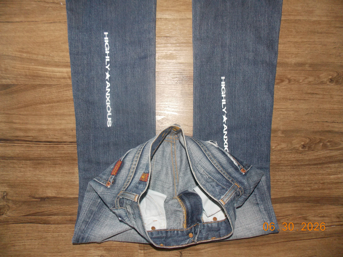 Highly Anxious Custom Vintage 7 For All Mankind Jeans