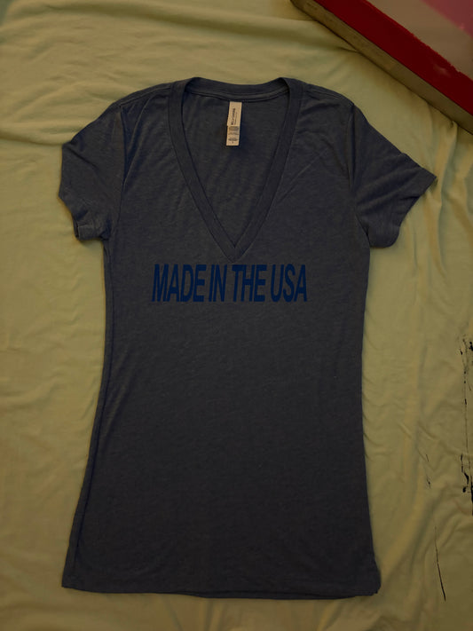Highly Anxious Made in the USA V-Neck Tee